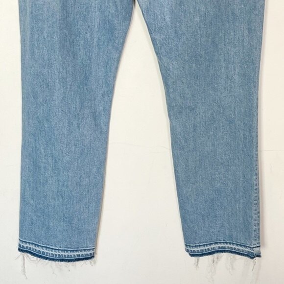 Mother Superior NWT Hiker Hover Undone Hem Jeans On My Knees Size 34 - Picture 7 of 16